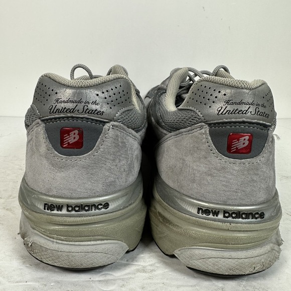New Balance 990 V3 Gray Running Shoes Men\'s Made IN USA  M990GL3 Size 14 D main image 5